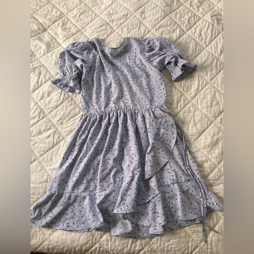 Blue Floral Dress